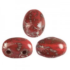 Les perles par Puca® Samos Perlen Opaque light coral picasso 93400/65400